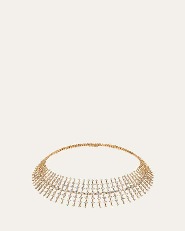 Disco Choker in Yellow Gold and Diamonds
